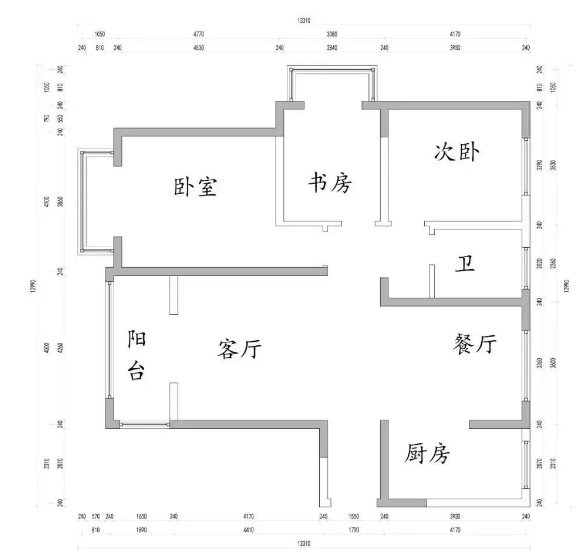 卫生间门对着卧室门 这样设计福气多_1