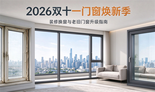 双十一门窗焕新指南：旧窗怎么换？选什么更靠谱？